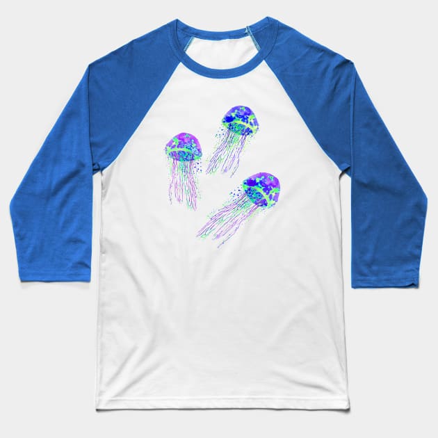 Jellyfishing Baseball T-Shirt by DesignsByMonique